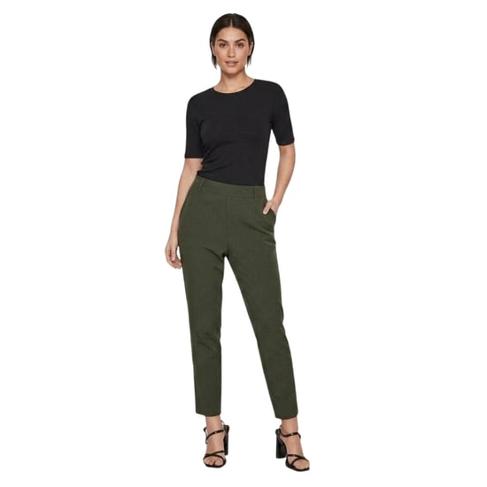 Vila Vivarone slanke broek voor dames (Kombu Groen) - Image 3
