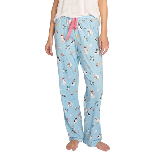 PJ Salvage Speelse loungebroeken voor dames (Lichtblauw) - Image 1