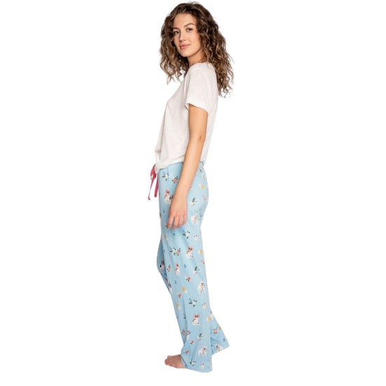 PJ Salvage Speelse loungebroeken voor dames (Lichtblauw) - Image 2