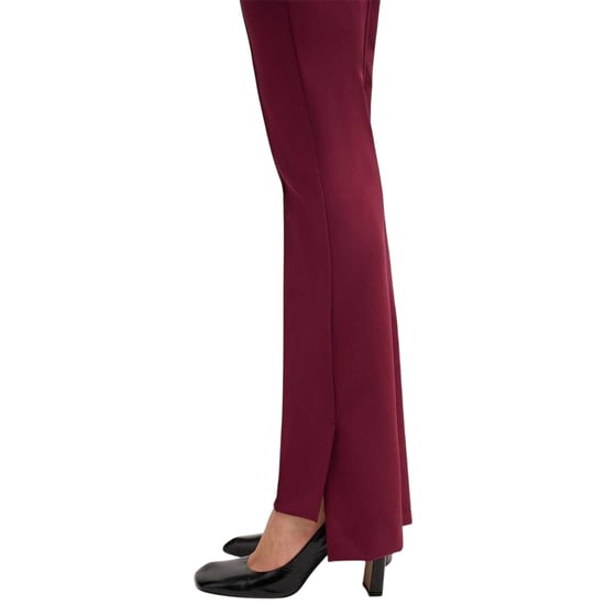 Boss Tizena-broek met hoge taille voor dames (Donkerrood) - Image 3