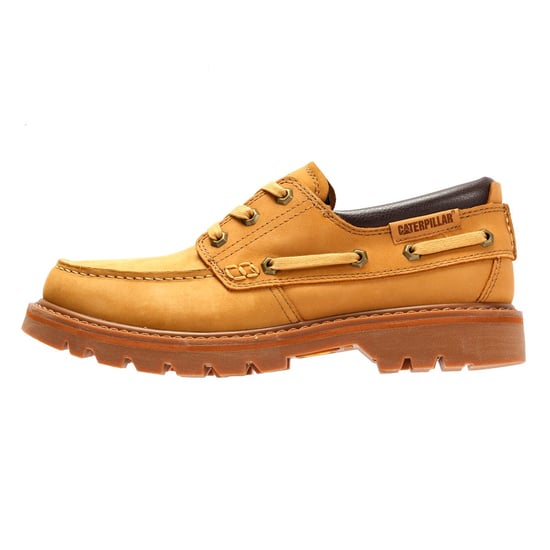 Caterpillar Colorado Båt Lo Läder Herrs Honey Buckskin Snörskor - Image 6