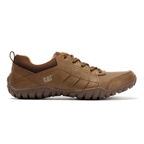 Caterpillar Instruct Mocka Herrskor Mörk Beige Snörskor - Image 5