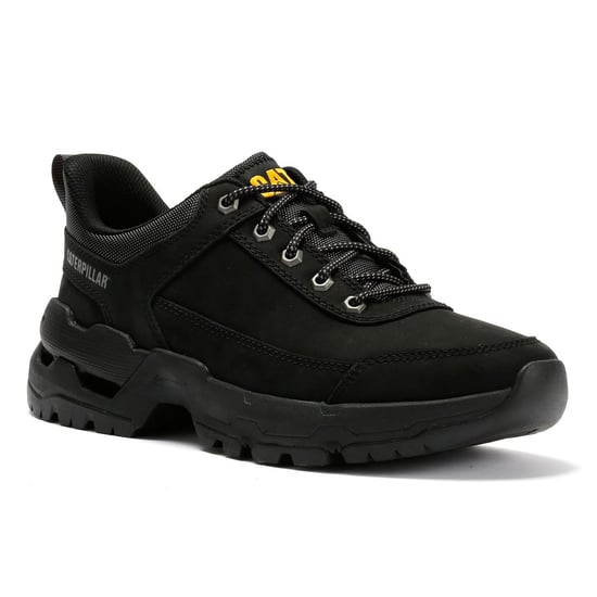 Caterpillar Surge Hiker Lo Waxy Nubuck Herr Skor Svart Snörskor - Image 2