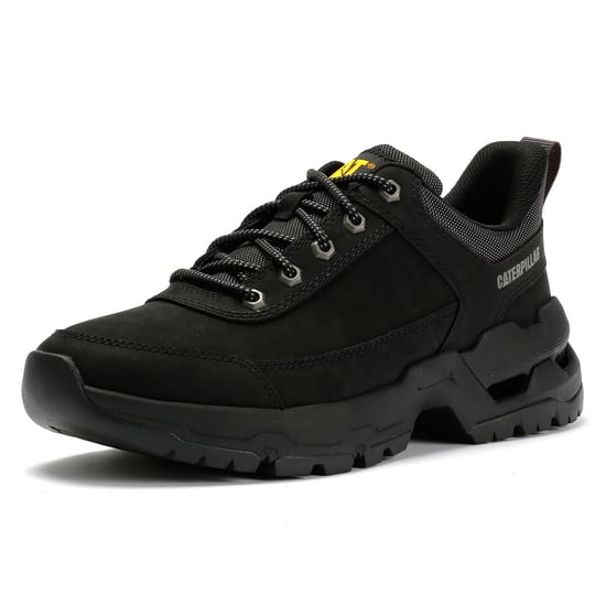 Caterpillar Surge Hiker Lo Waxy Nubuck Herr Skor Svart Snörskor - Image 3