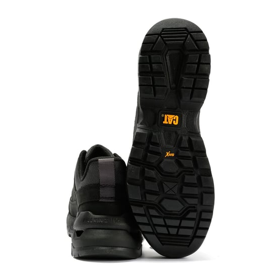 Caterpillar Surge Hiker Lo Waxy Nubuck Herr Skor Svart Snörskor - Image 4