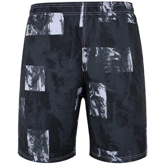 Under Armour 9inch Launch Printed Mens Black Shorts - Image 1