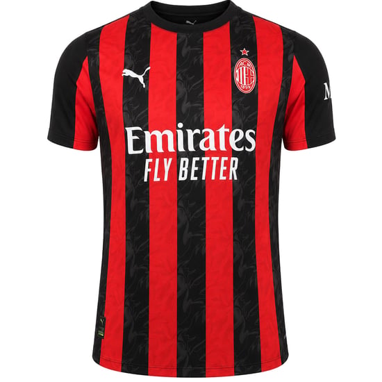 Puma AC Milan 25/26 Home Authentic Mens Red/Black Jersey - Image 1