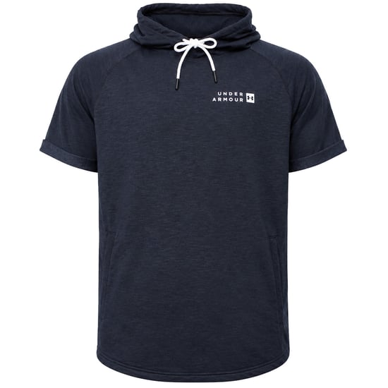 Under Armour Sportstyle Terry Mens Black Hooded T-Shirt - Image 1