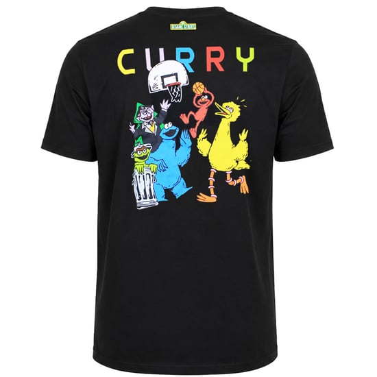 Under Armour Curry Sesame Squad Mens Black T-Shirt - Image 2