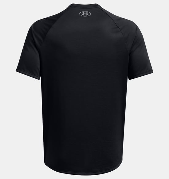Mens Tech T Shirt in Black - Image 4