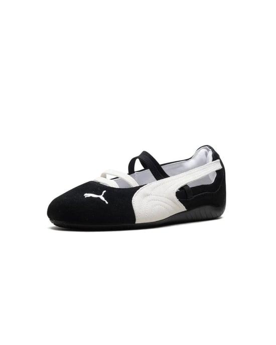 Puma Speedcat Ballet SD Suède Dames Zwart/Wit Schoenen - Image 1