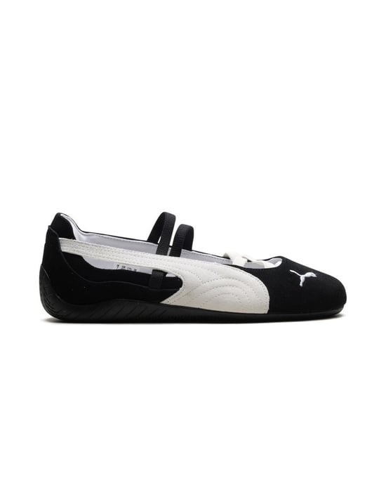 Puma Speedcat Ballet SD Suède Dames Zwart/Wit Schoenen - Image 2