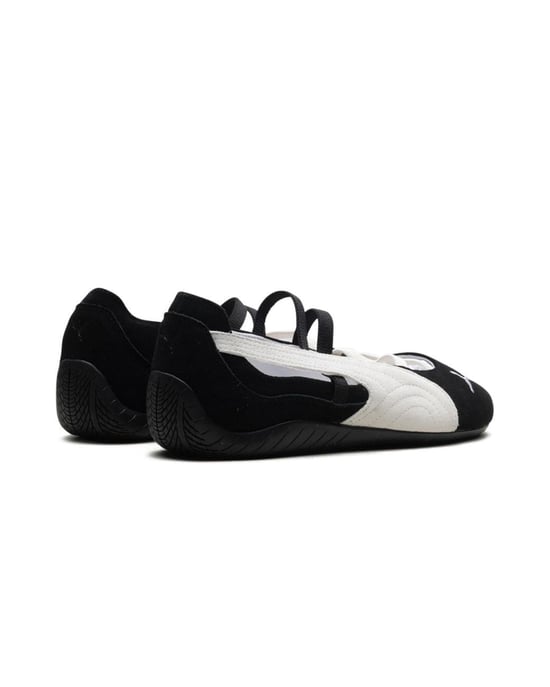 Puma Speedcat Ballet SD Suède Dames Zwart/Wit Schoenen - Image 4