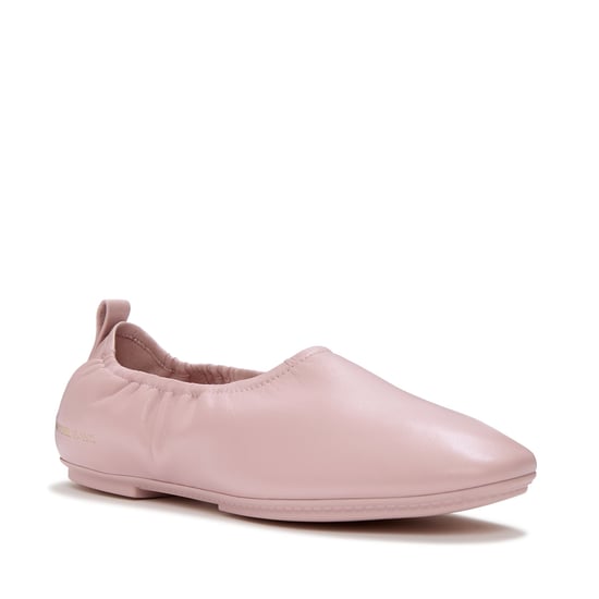 FitFlop X Pantone Delicato Ballerina Leren Dames Roze Schoenen - Image 1