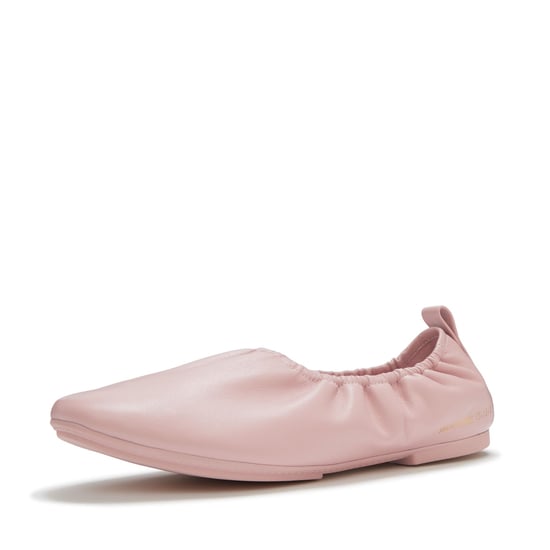 FitFlop X Pantone Delicato Ballerina Leren Dames Roze Schoenen - Image 3