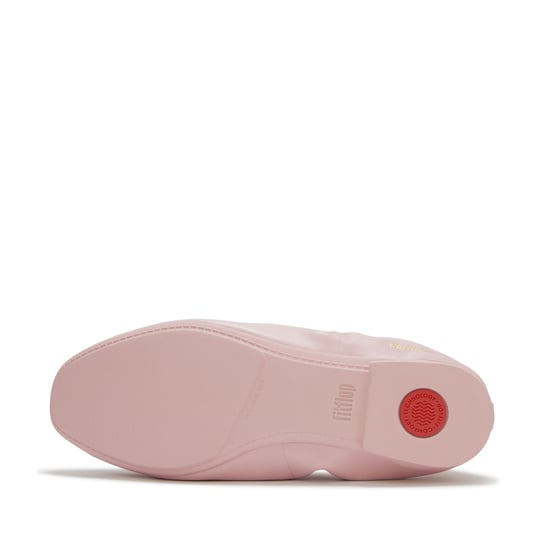 FitFlop X Pantone Delicato Ballerina Leren Dames Roze Schoenen - Image 5