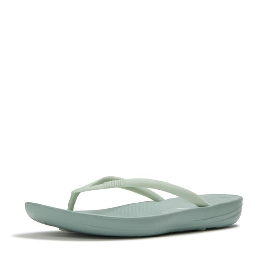 FitFlop X Pantone Iqushion Dames Flip-Flops in Iceberg Groen - Image 3