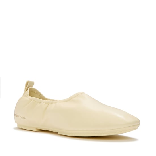 FitFlop X Pantone Delicato Ballerina Leren Dames Rutabag Schoenen - Image 1
