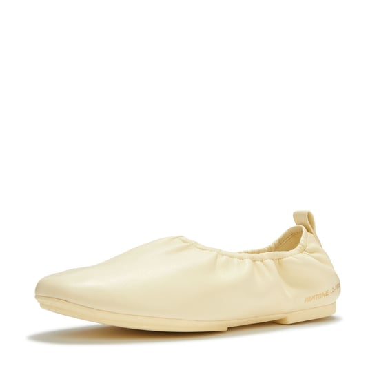 FitFlop X Pantone Delicato Ballerina Leren Dames Rutabag Schoenen - Image 3