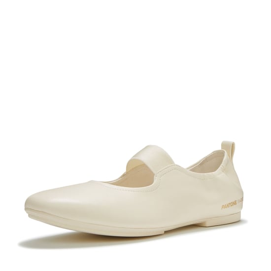 FitFlop X Pantone Delicato Mary Jane Leren Dames Witte Schoenen - Image 3