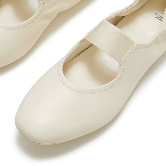 FitFlop X Pantone Delicato Mary Jane Leren Dames Witte Schoenen - Image 5