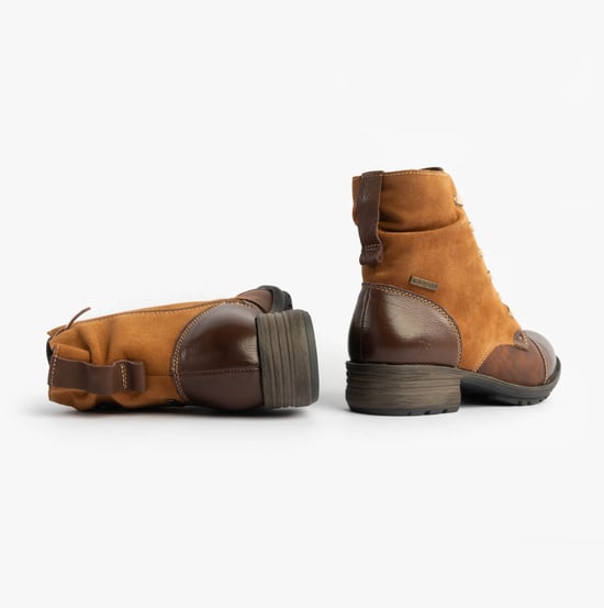 Josef Seibel Susie 03 Womens Ankle Boots Camel Combi - Image 2