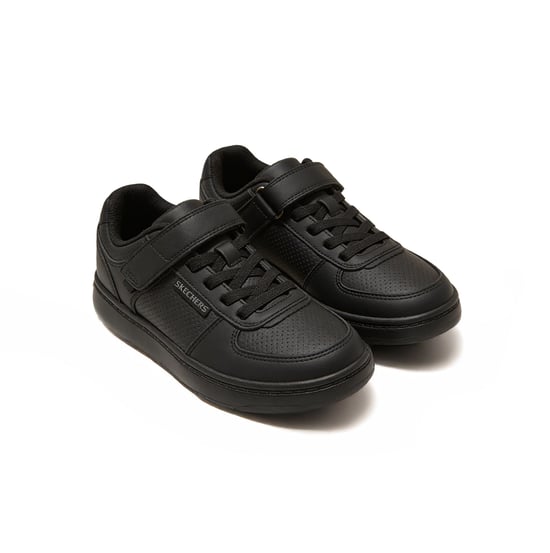 Skechers Quick Street Lite Boys School Shoes Black - Image 4