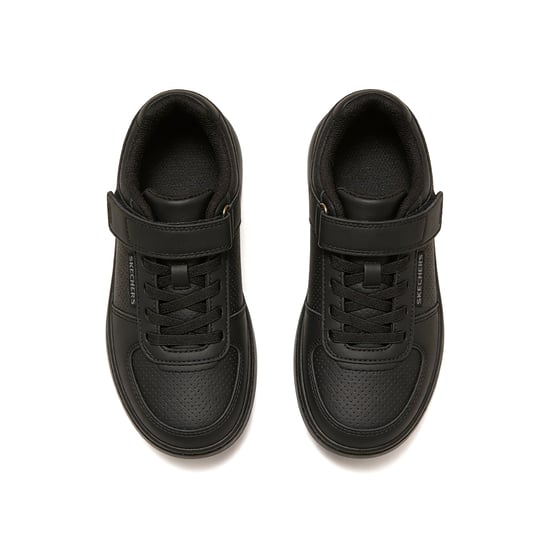 Skechers Quick Street Lite Boys School Shoes Black - Image 5