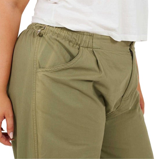 Brave Soul Dames/Dames Plus Cargo Broek (Kaki Groen) - Image 3