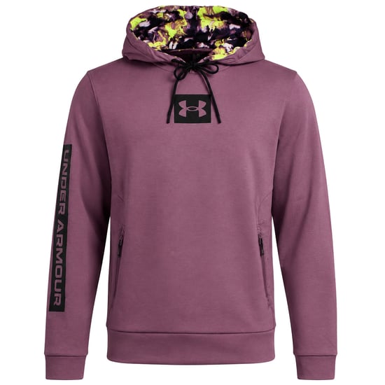 Under Armour Summit Knit Mens Purple Hoodie - Image 1
