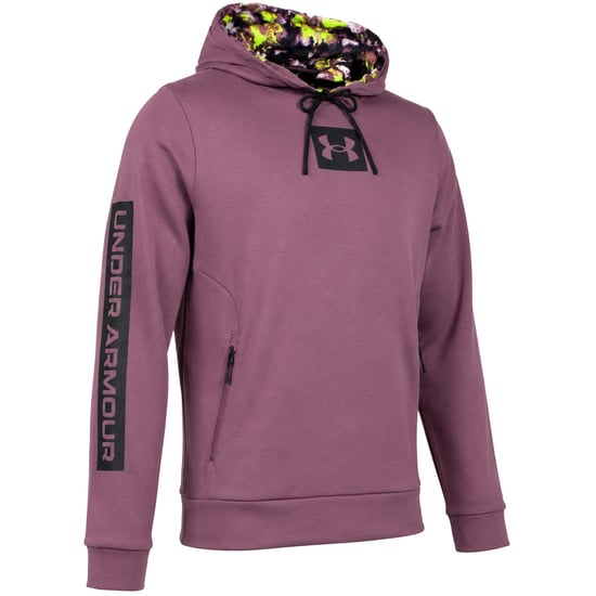 Under Armour Summit Knit Mens Purple Hoodie - Image 2