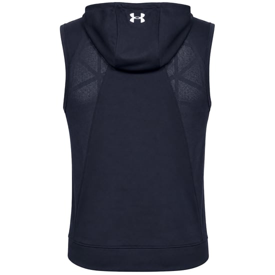 Under Armour Threadborne Swyft Mens Black Hooded Vest - Image 2