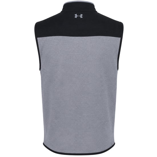 Under Armour Fleece Mens Grey Golf Vest - Image 2