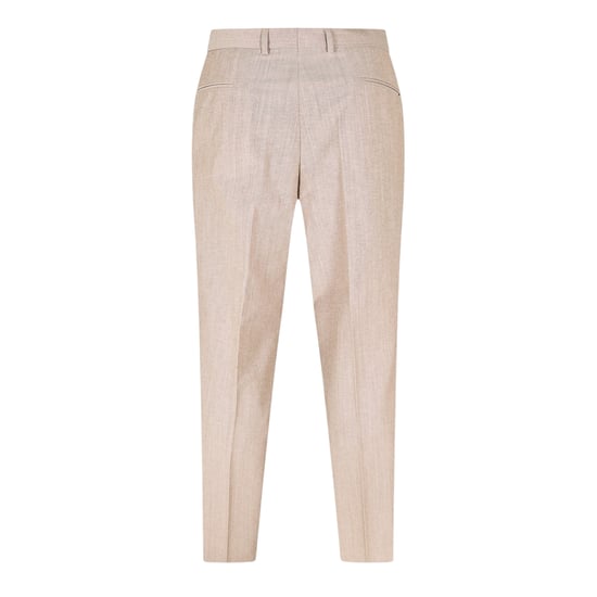 Boss Mens H-Genius 242 Tailored Trousers (Medium Beige) - Image 2