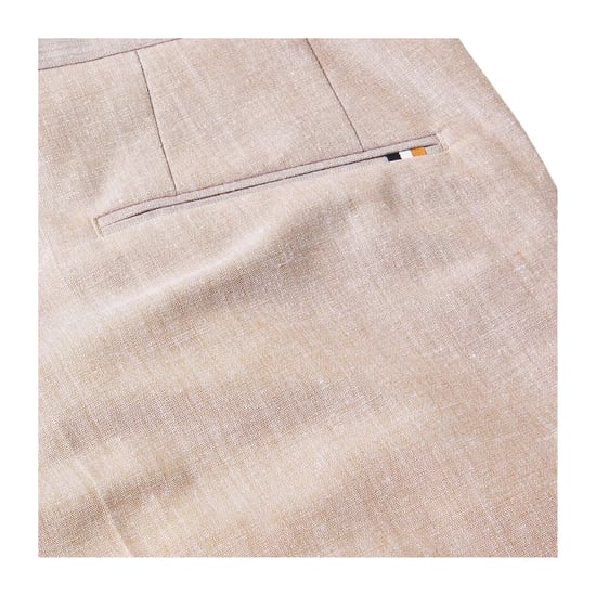 Boss Mens H-Genius 242 Tailored Trousers (Medium Beige) - Image 3