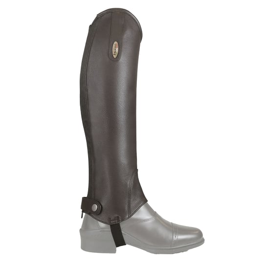 Brogini Unisex Adult Vicenza Grain Leather Gaiters (Brown) - Image 1