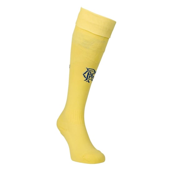Castore Unisex-fotbollsstrumpor för vuxna från Rangers FC (målvaktsmodell) (Gul) - Image 1