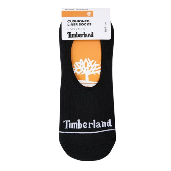 Timberland Katoenen binnensokken heren (pak van 3) (Zwart) - Image 2