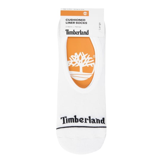 Timberland Katoenen binnensokken heren (pak van 3) (Wit) - Image 2