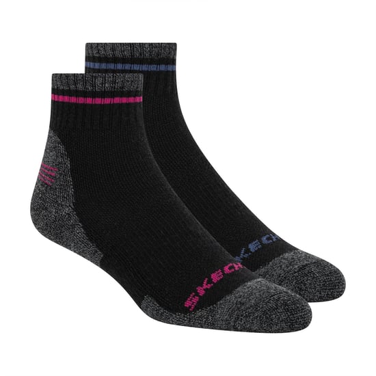 Skechers Dames/Dames Sokken (Set van 2) (Zwart) - Image 1