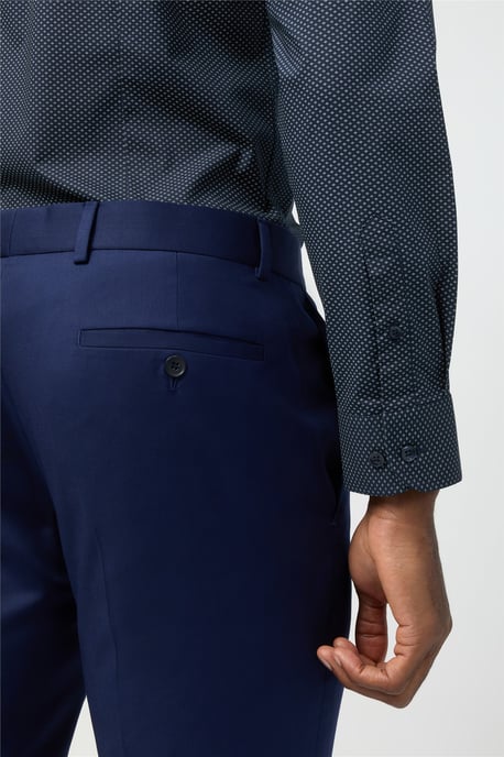 Long Sleeve Slim Fit Formal Shirt in Charcoal - Image 4