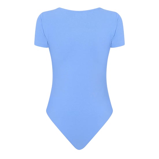 Brave Soul Womens/Ladies Square Neck Bodysuit (Cornflower Blue) - Image 3