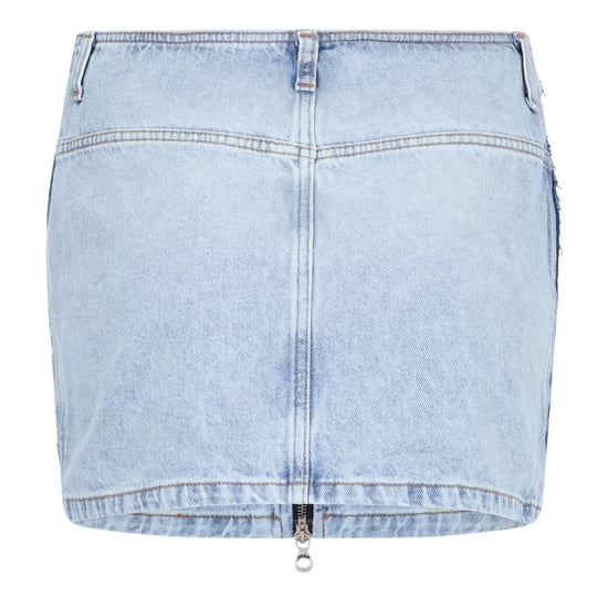 Diesel Ron S4 A-lijn minirok voor dames (normaal model) (Blauwe Denim) - Image 2