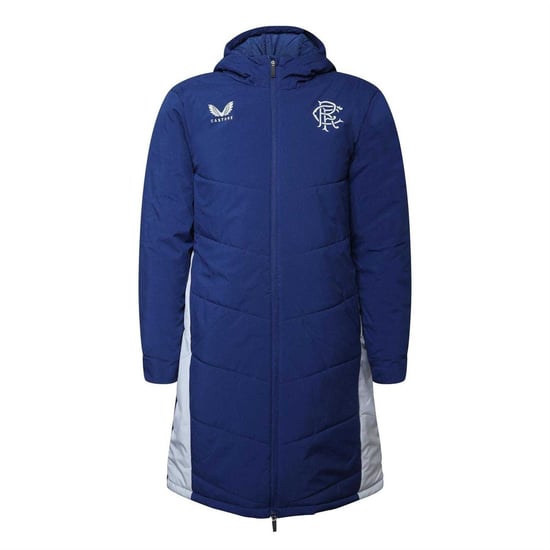 Castore Heren Rangers FC Gewatteerde Jas (Blauw/Grijs) - Image 1