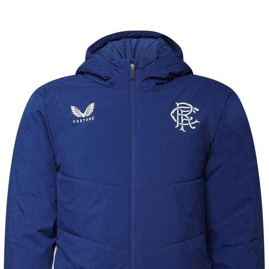 Castore Heren Rangers FC Gewatteerde Jas (Blauw/Grijs) - Image 3