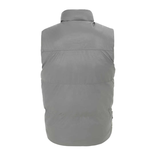 Firetrap Mens PU Padded Gilet (Dark Grey) - Image 2