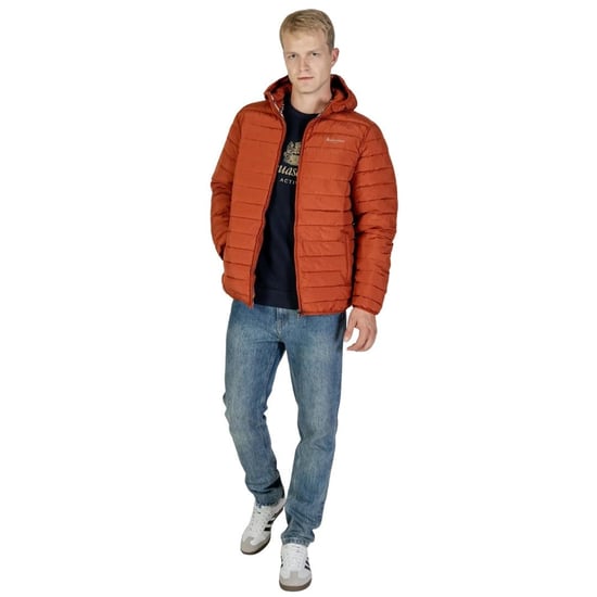 Aquascutum Heren Actief Gewatteerd Jasje (Roest Oranje) - Image 1