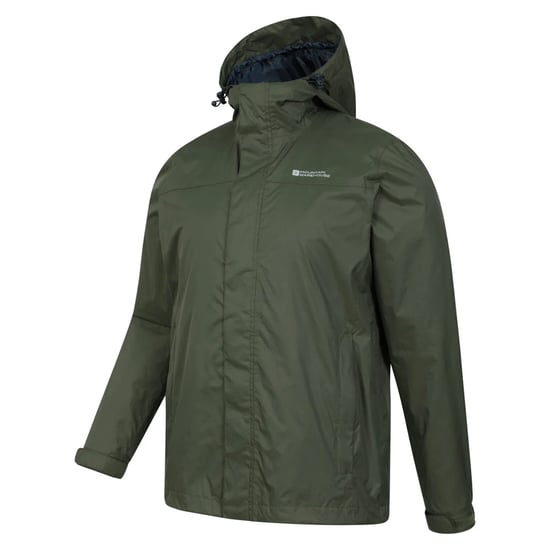 Mountain Warehouse Torrent vattentät jacka för män (Mörk kaki) - Image 3