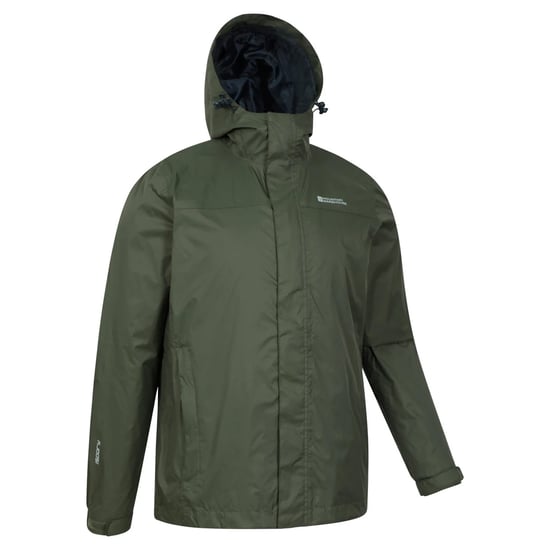 Mountain Warehouse Torrent vattentät jacka för män (Mörk kaki) - Image 4