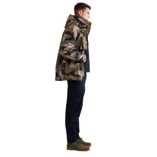 Farah Camouflage Parka Heren (Vintage groen) - Image 2